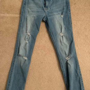 Hollister High Rise Crop Skinny Jeans Size 5R